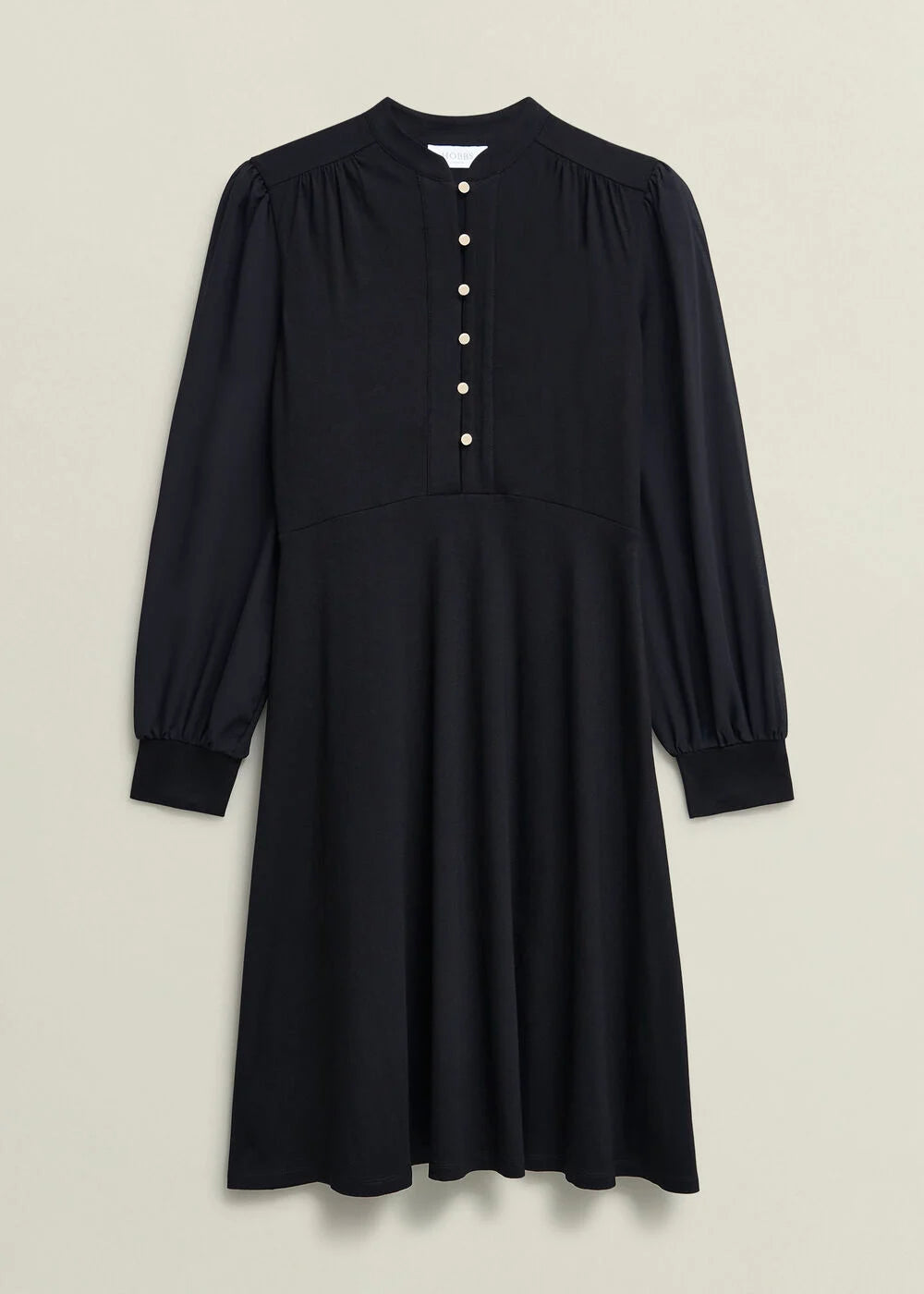 Black Liberty Jersey Dress