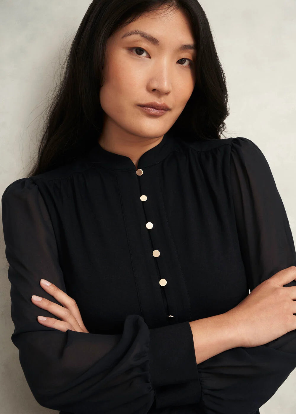 Black Liberty Jersey Dress