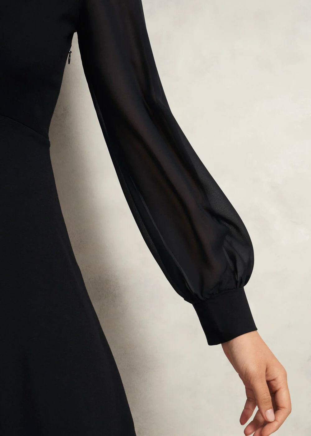 Black Liberty Jersey Dress