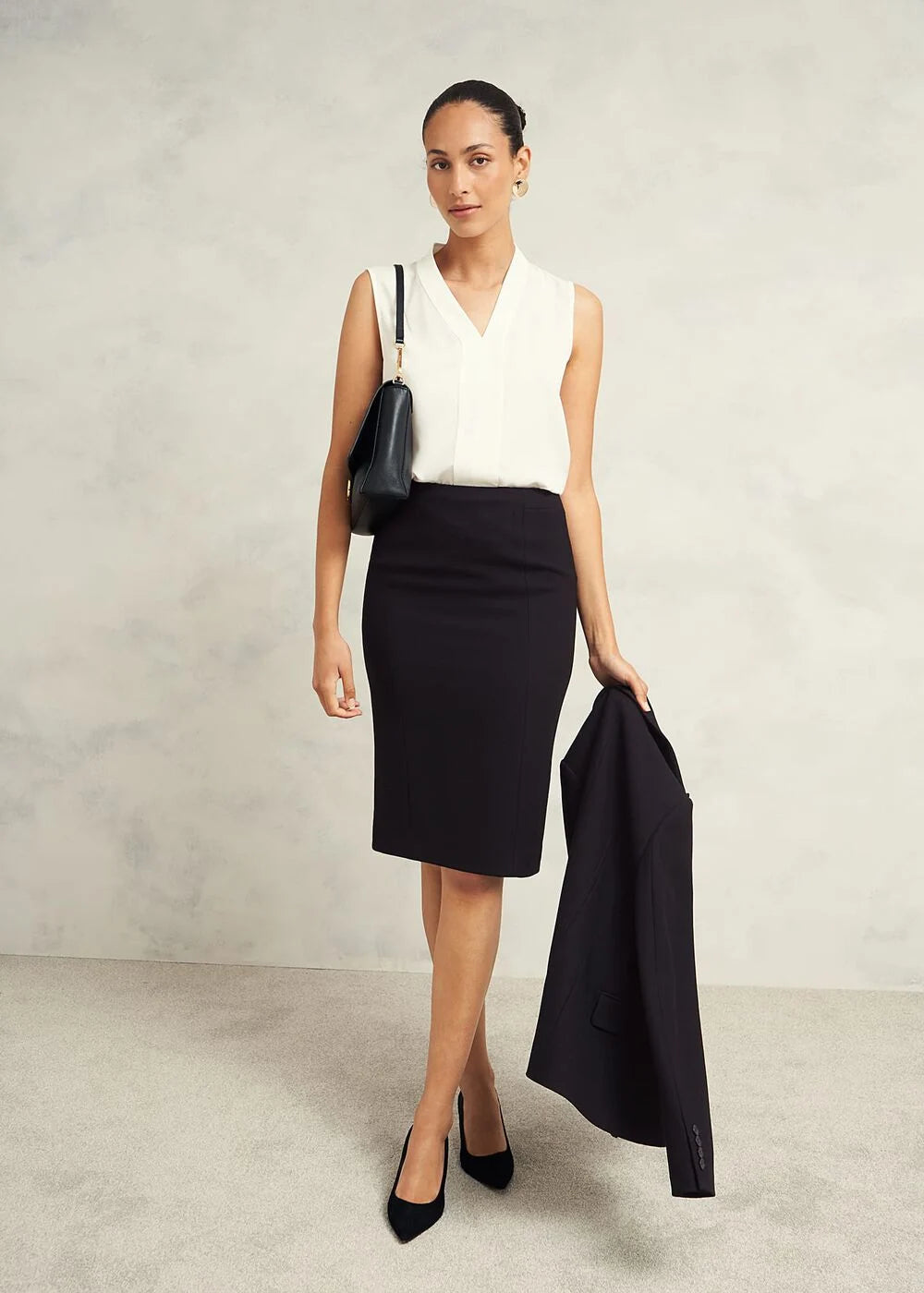 Black Petite Mia Skirt