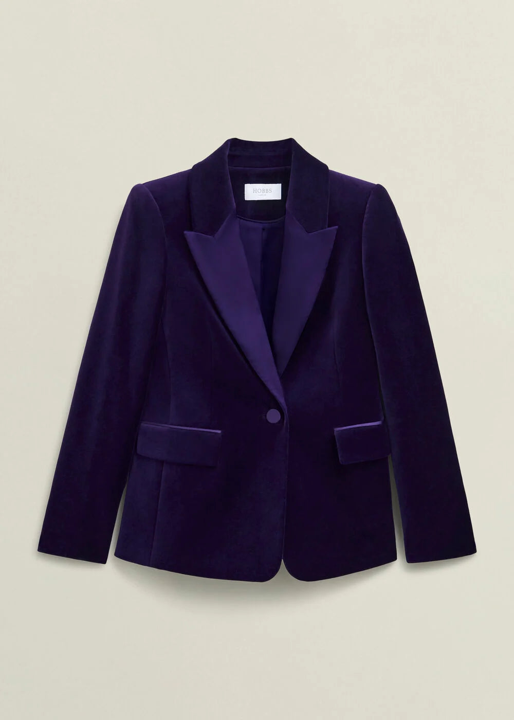 Midnight Purple Heather Velvet Jacket