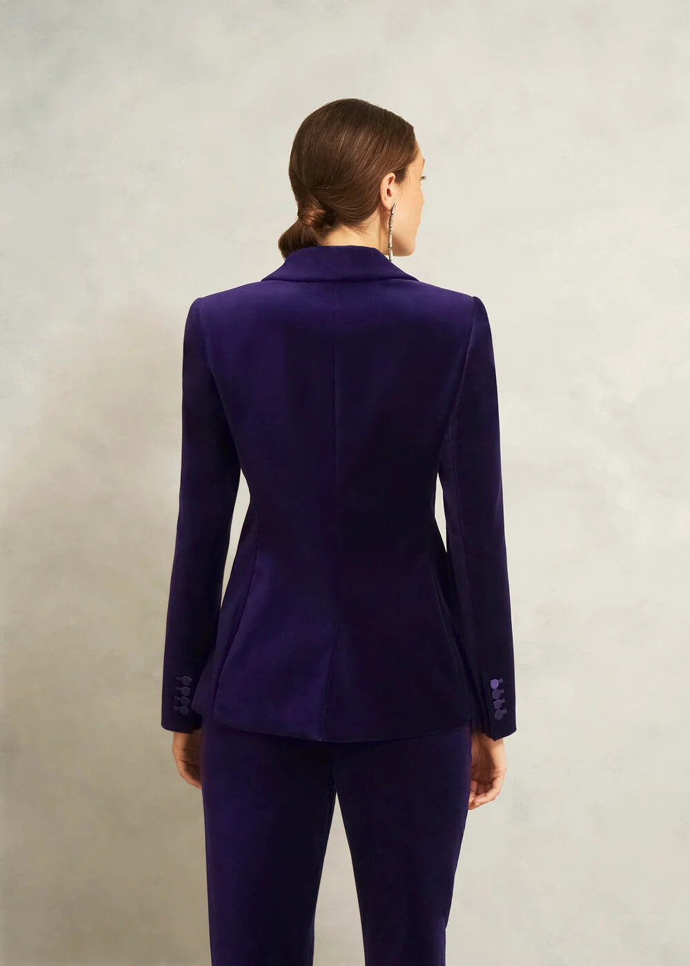 Midnight Purple Heather Velvet Jacket