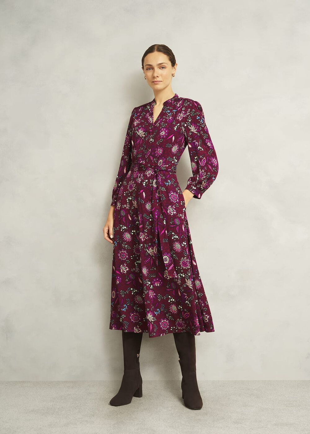 Red Multi Sofia Dress