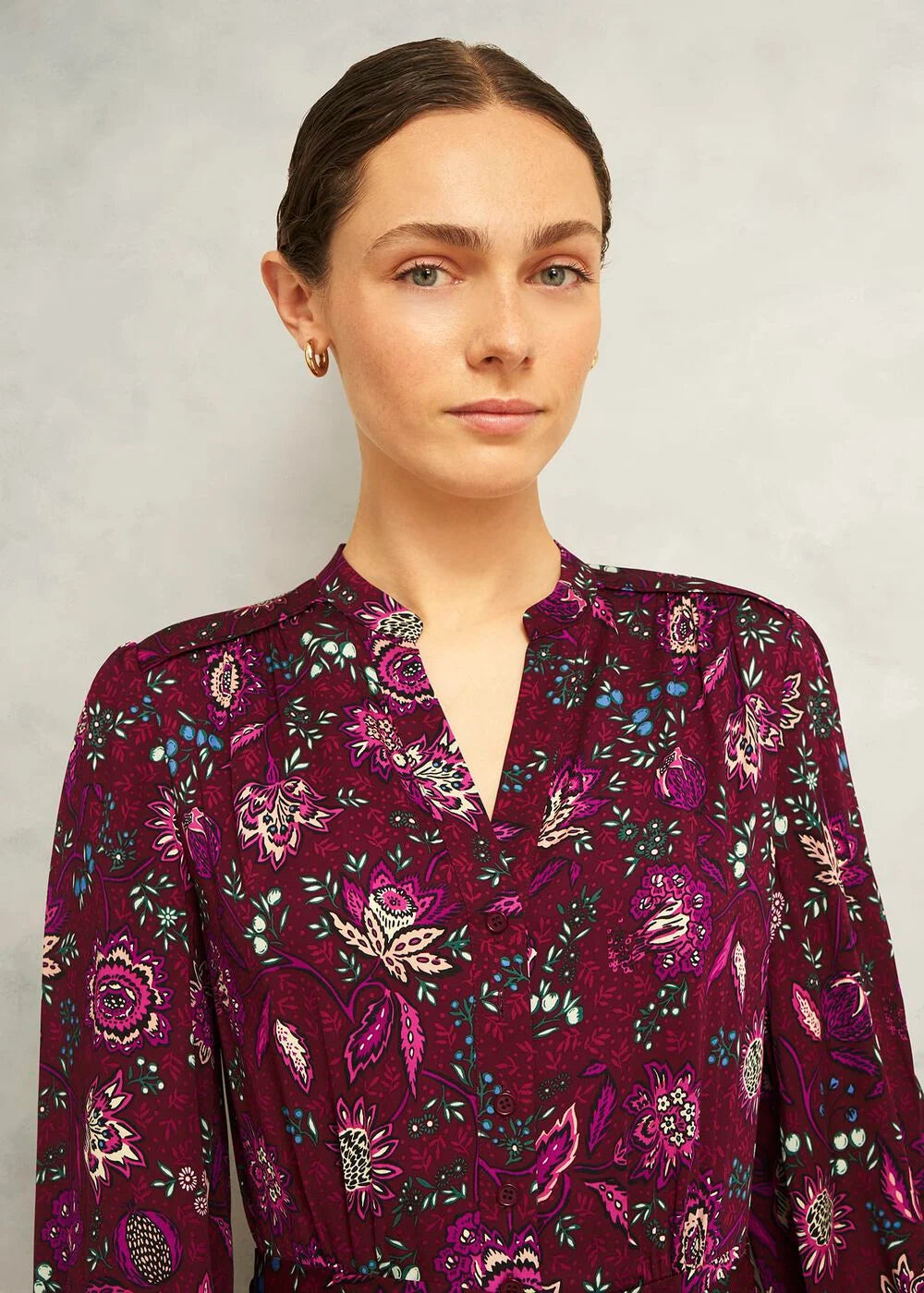 Red Multi Sofia Dress