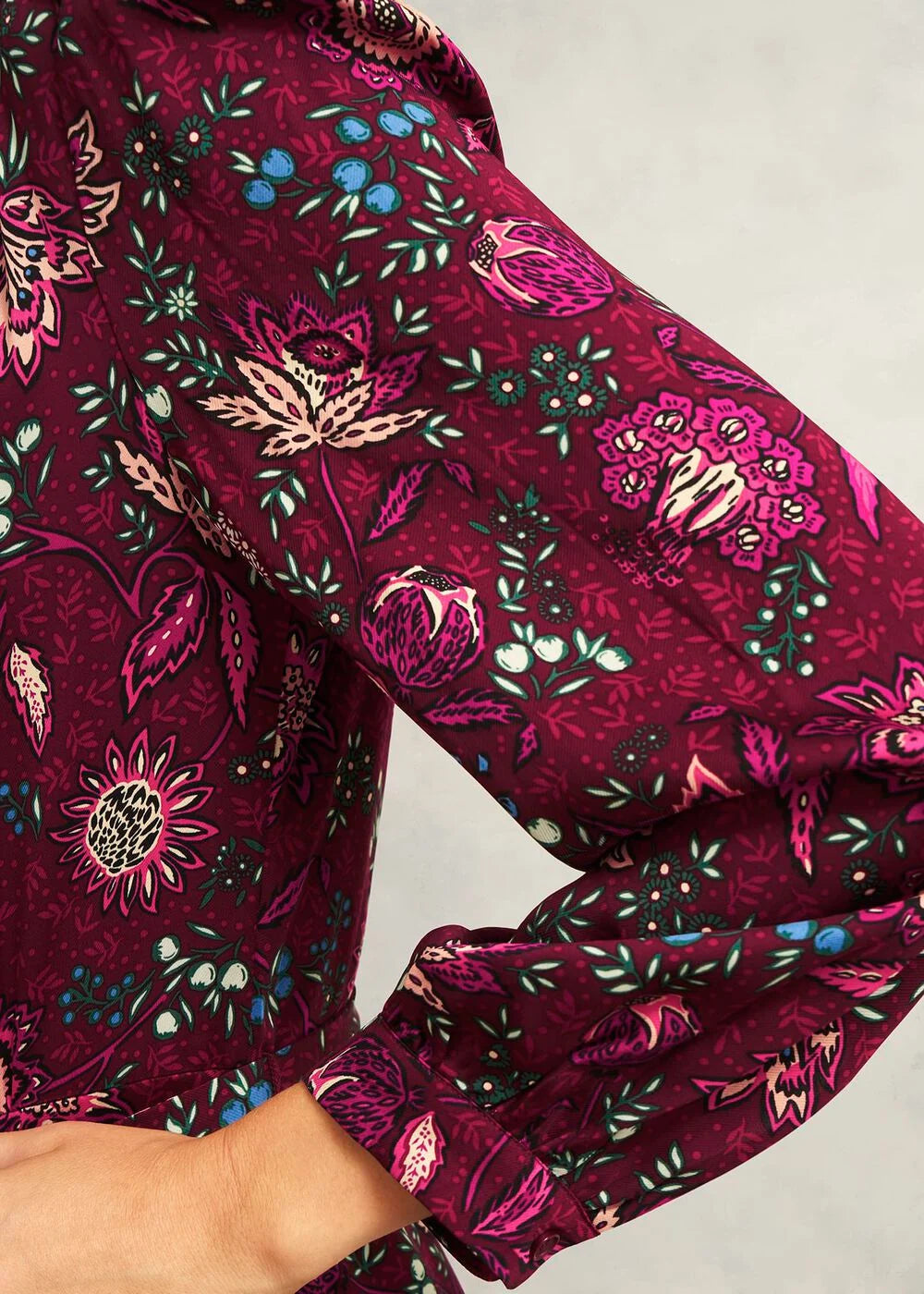 Red Multi Sofia Dress