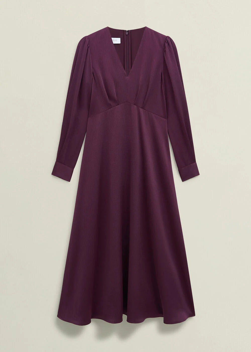 Onyx Red Anais Textured Satin Dress