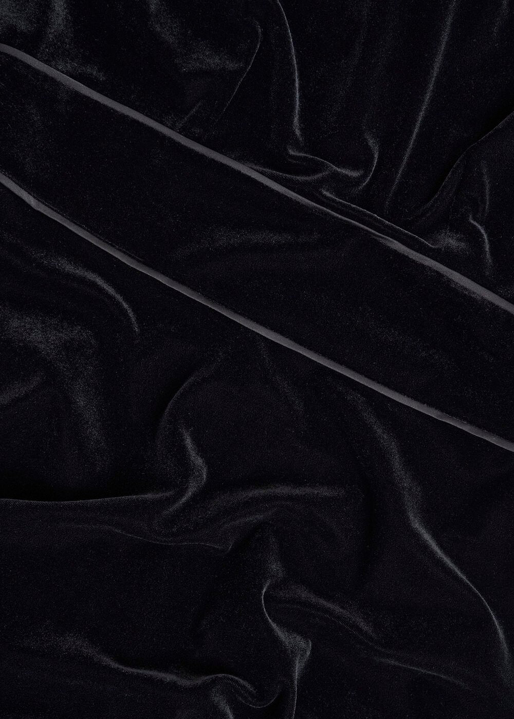 Black Marissa Velvet Dress