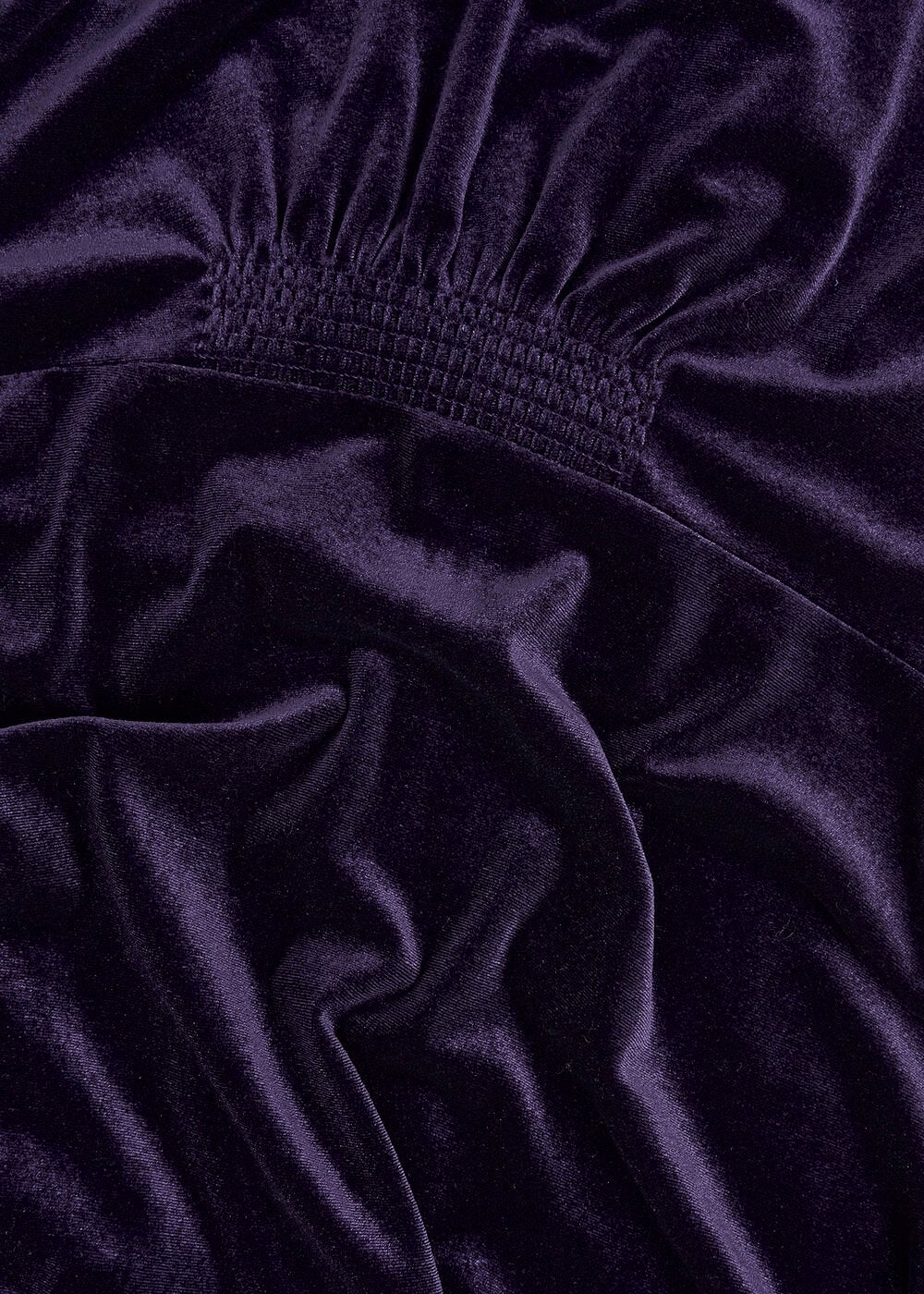 Midnight Purple Dormer Velvet Dress