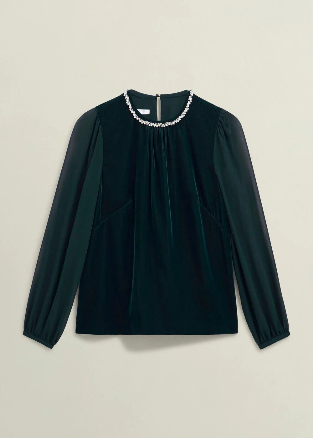 Evergreen Tallulah Velvet Top