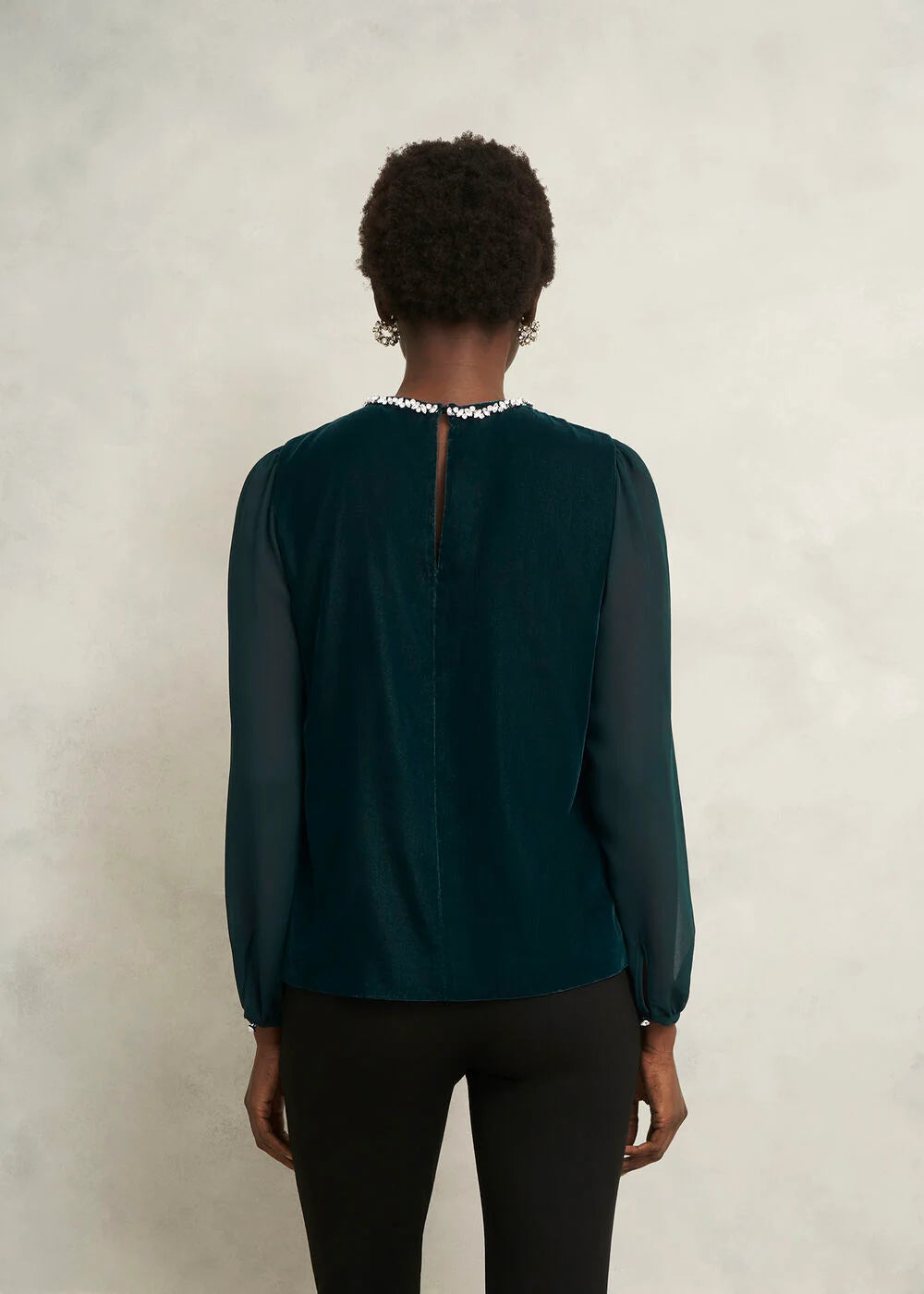 Evergreen Tallulah Velvet Top