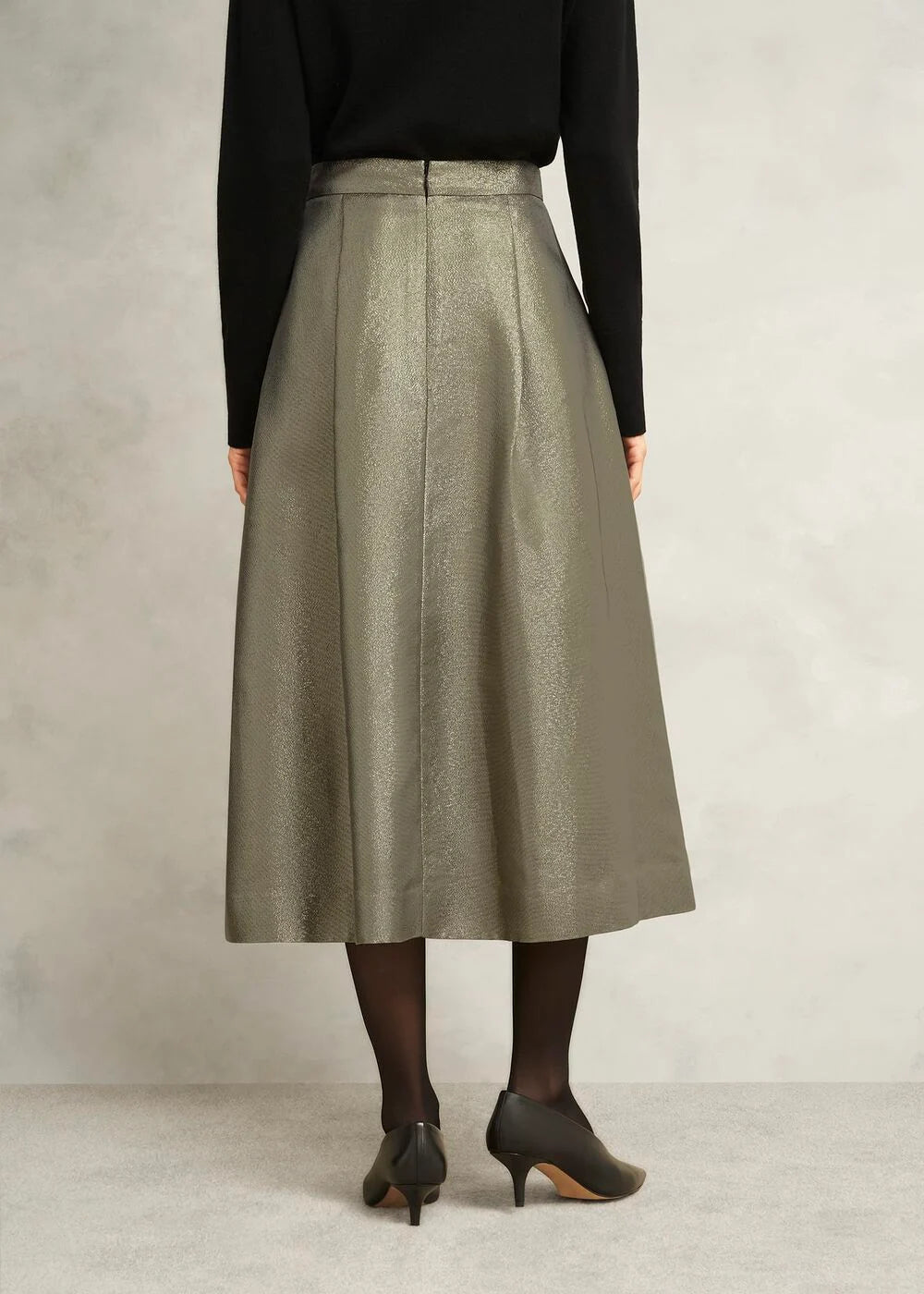 Black Gold Perronet Skirt