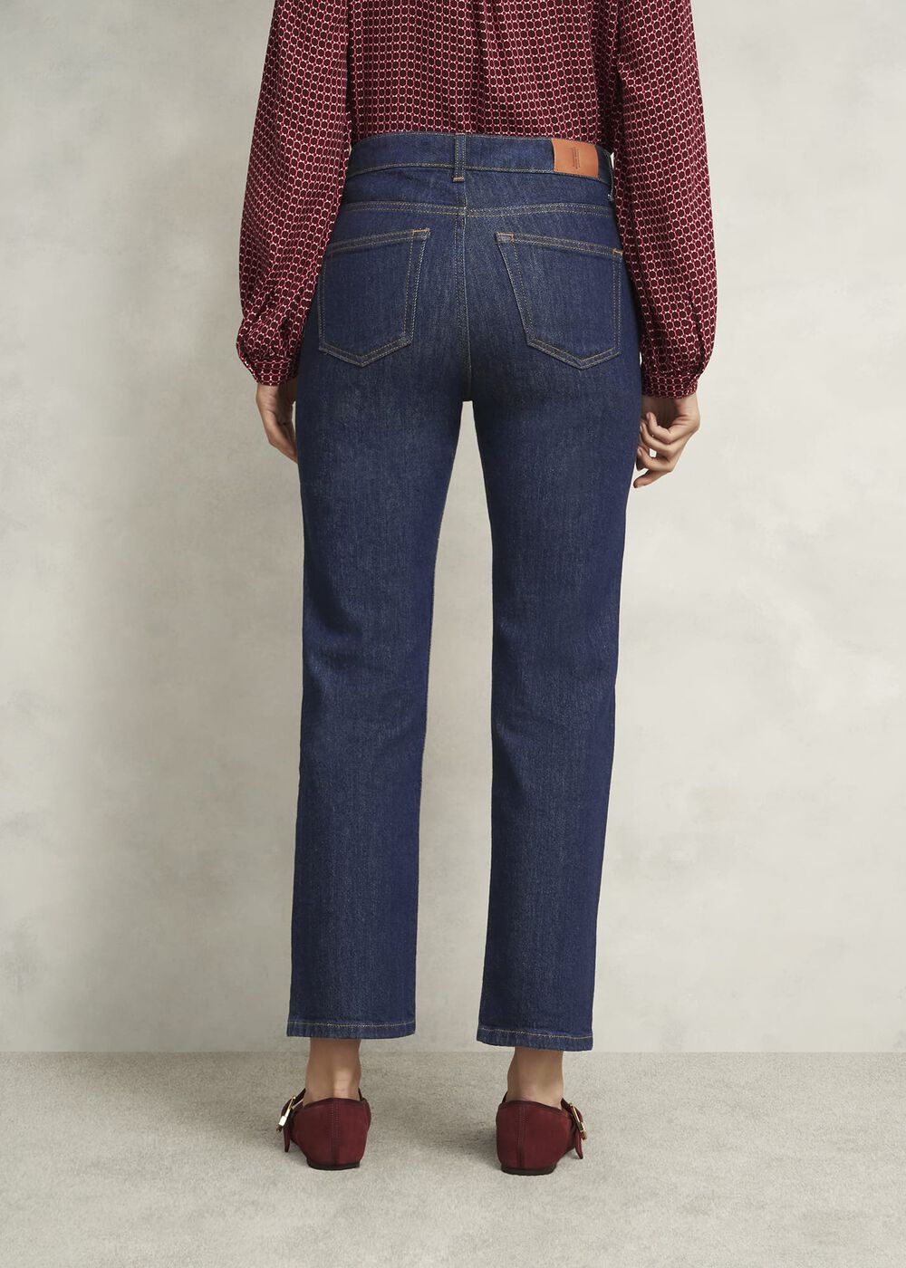 Indigo Shea Straight Jeans