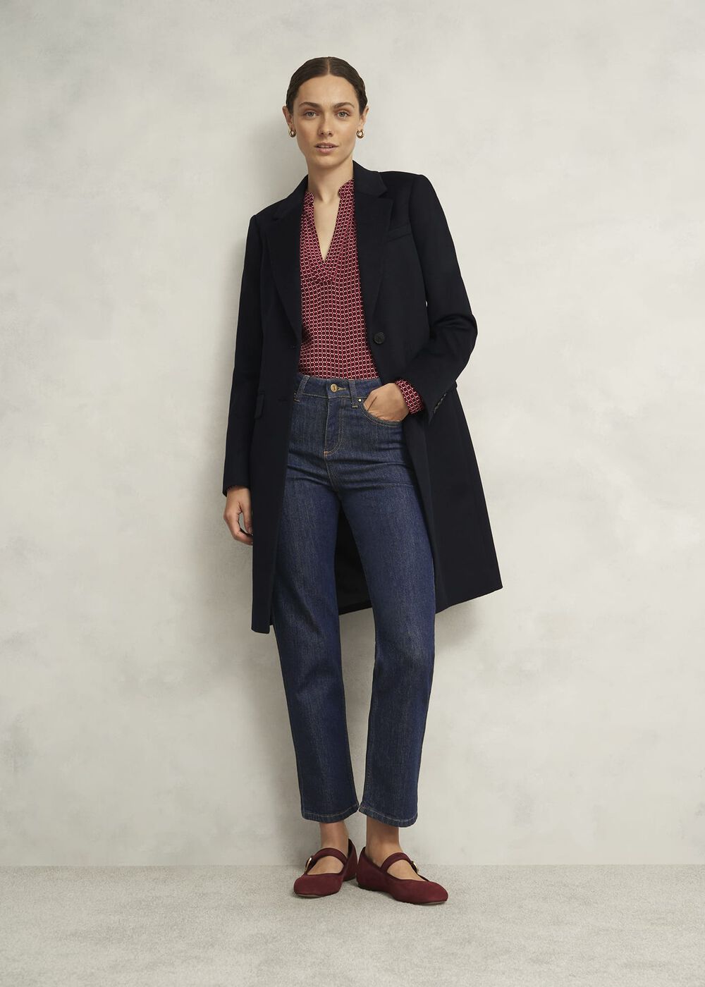 Indigo Shea Straight Jeans