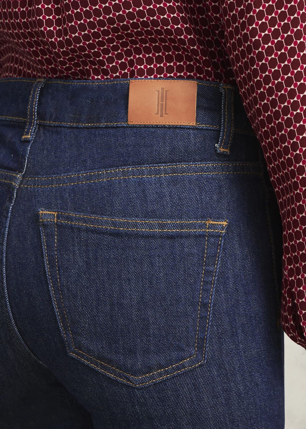 Indigo Shea Straight Jeans