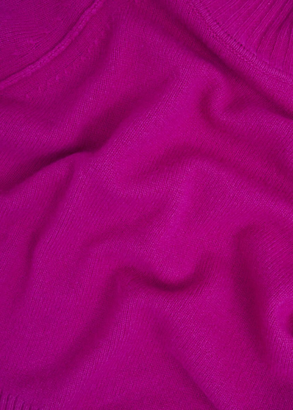 Pink Lorraine Wool Blend Turtle Neck Knitted Jumper